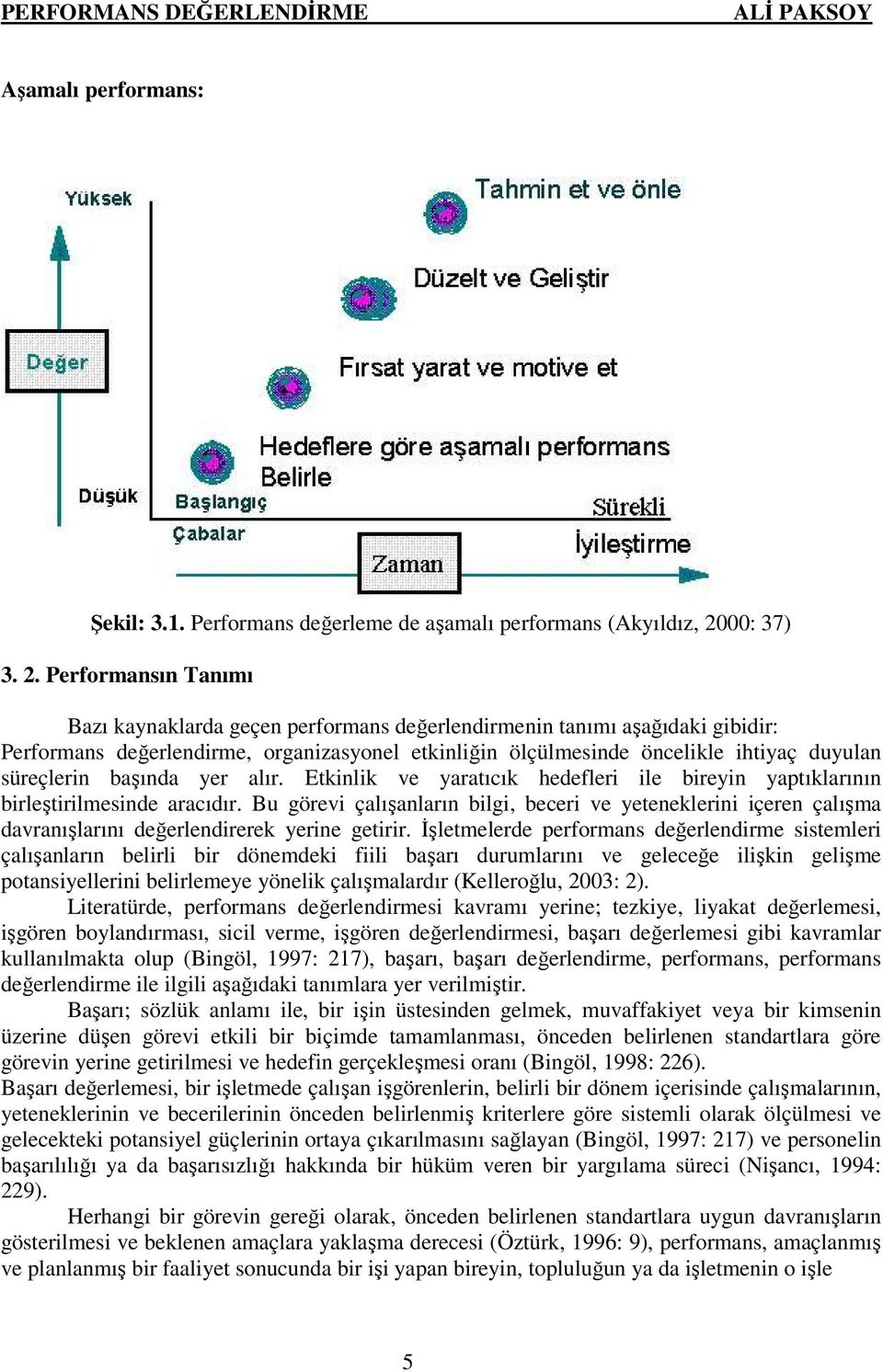 Performansın Tanımı Bazı kaynaklarda geçen performans değerlendirmenin tanımı aşağıdaki gibidir: Performans değerlendirme, organizasyonel etkinliğin ölçülmesinde öncelikle ihtiyaç duyulan süreçlerin