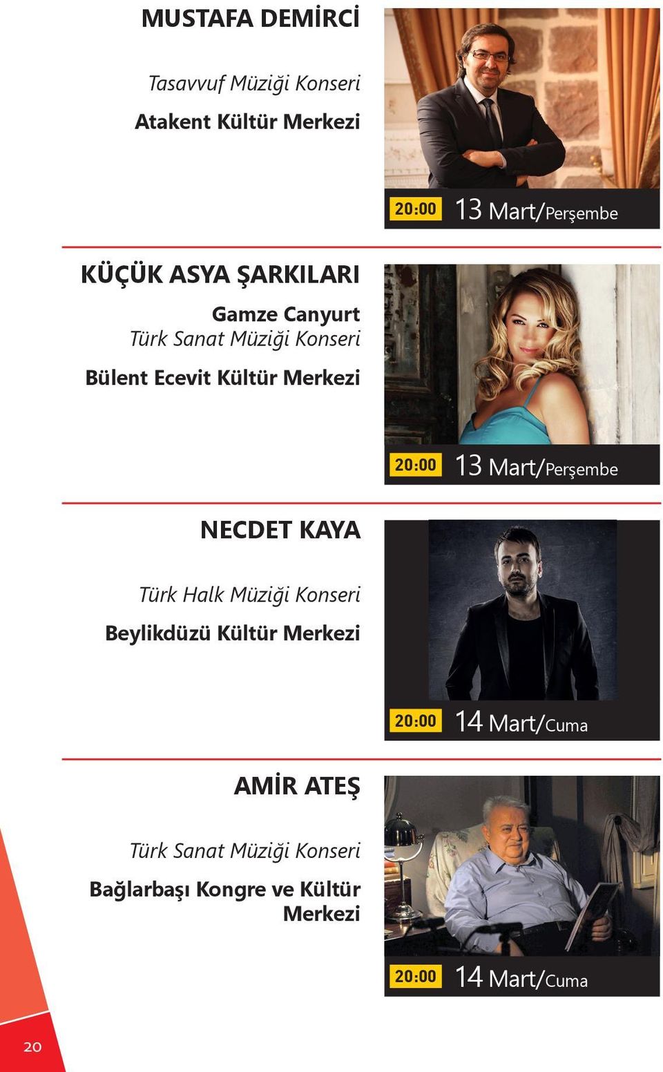 Canyurt Bülent Ecevit Kültür 13 Mart/Perşembe NECDET