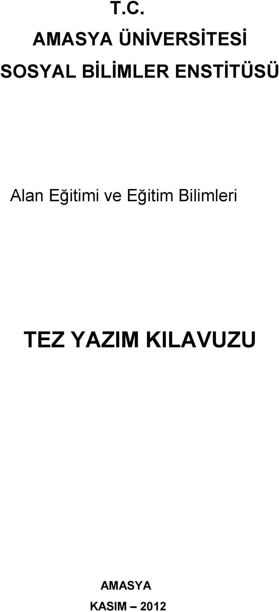 Alan Eğitimi ve Eğitim