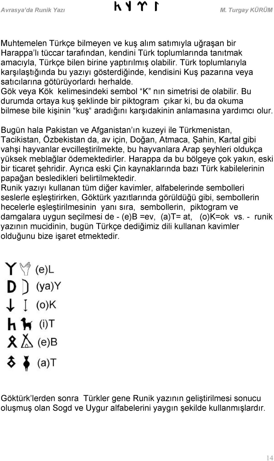 Bu durumda ortaya kuş şeklinde bir piktogram çıkar ki, bu da okuma bilmese bile kişinin kuş aradığını karşıdakinin anlamasına yardımcı olur.