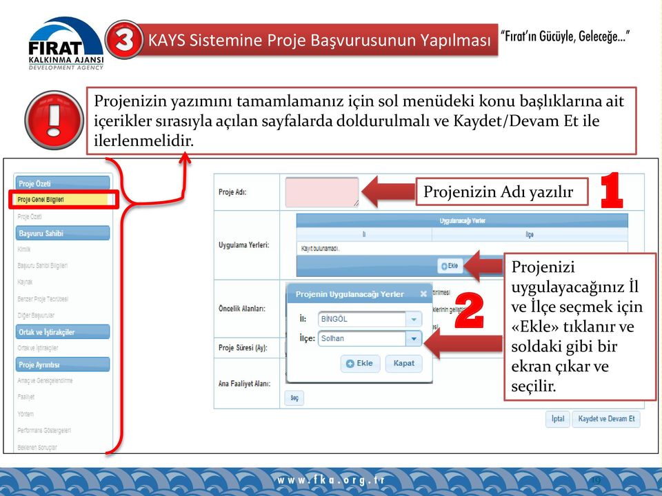 Kaydet/Devam Et ile ilerlenmelidir.