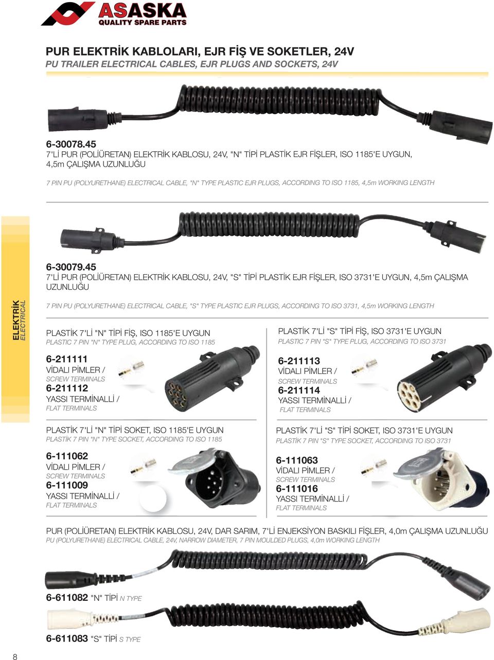 ISO 1185, 4,5m WORKING LENGTH 6-30079.