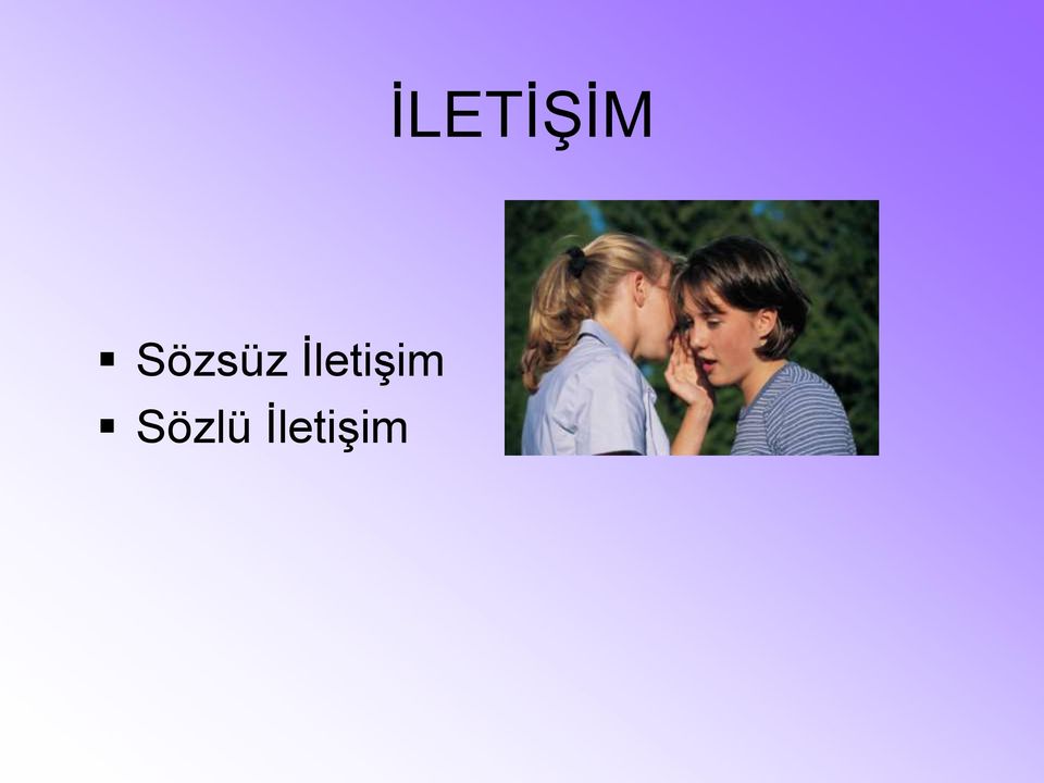 İletişim