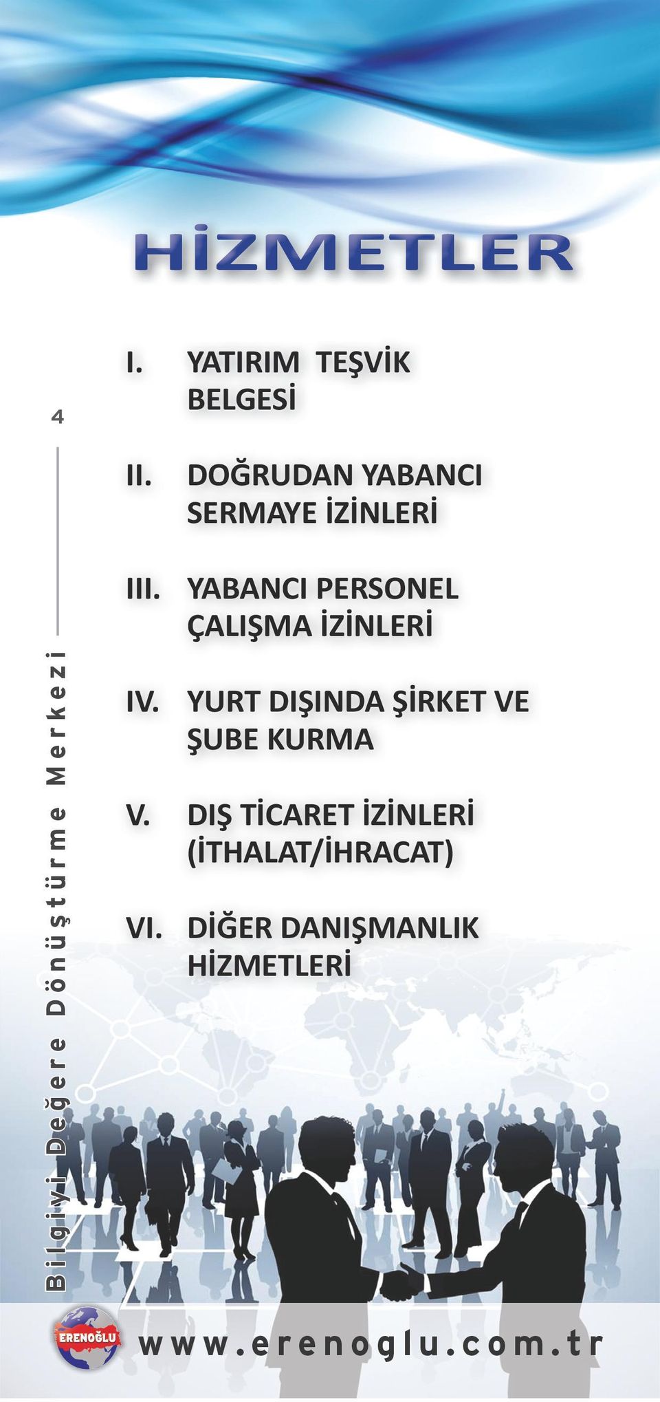 Merkezi III. YABANCI PERSONEL ÇALIŞMA İZİNLERİ IV.