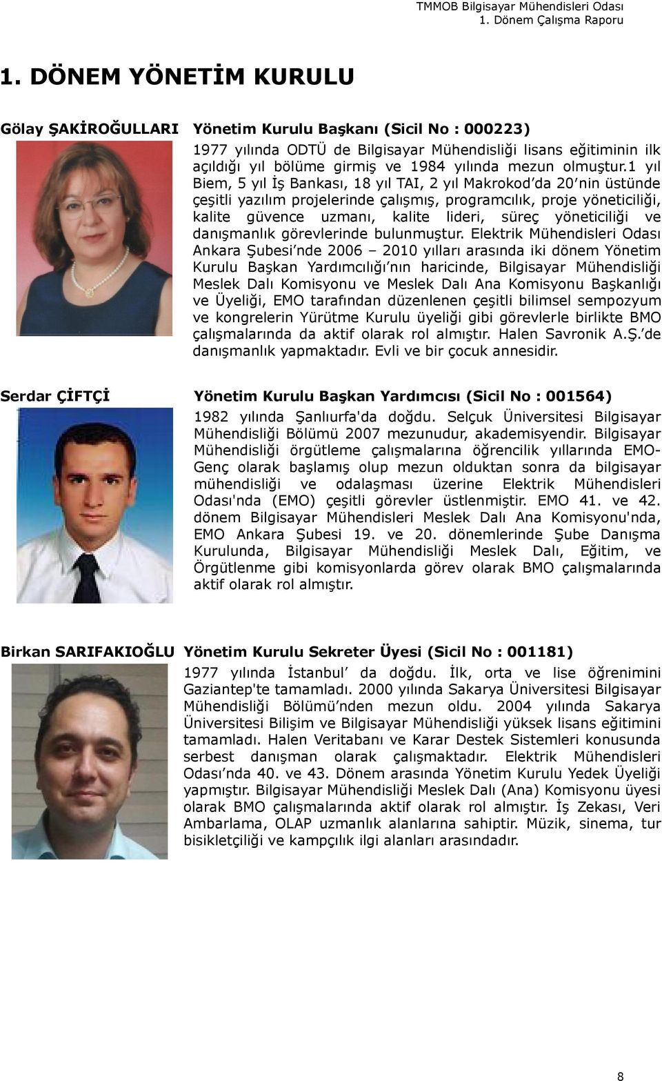 1 yıl Biem, 5 yıl İş Bankası, 18 yıl TAI, 2 yıl Makrokod da 20 nin üstünde çeşitli yazılım projelerinde çalışmış, programcılık, proje yöneticiliği, kalite güvence uzmanı, kalite lideri, süreç