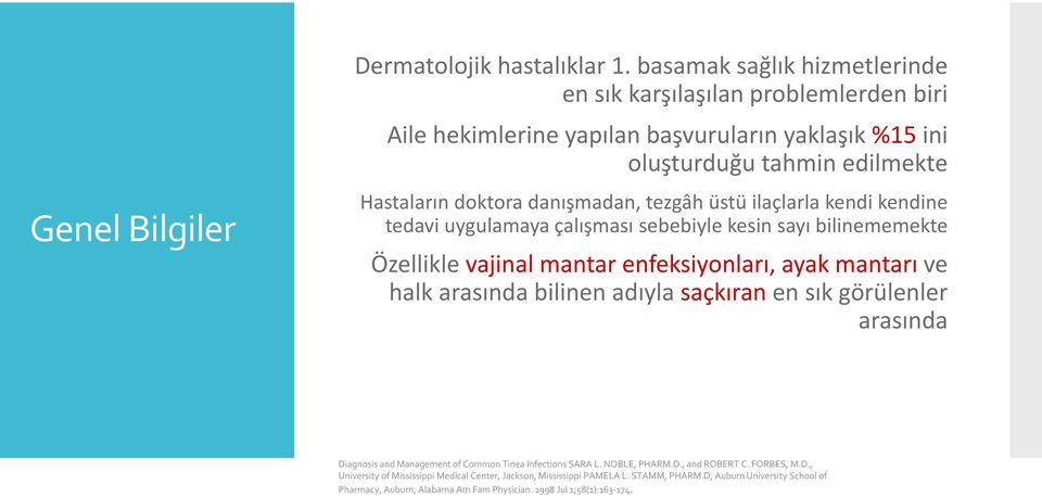 tezgâh üstü ilaçlarla kendi kendine tedavi uygulamaya çalışması sebebiyle kesin sayı bilinememekte Özellikle vajinal mantar enfeksiyonları, ayak mantarı ve halk arasında bilinen adıyla