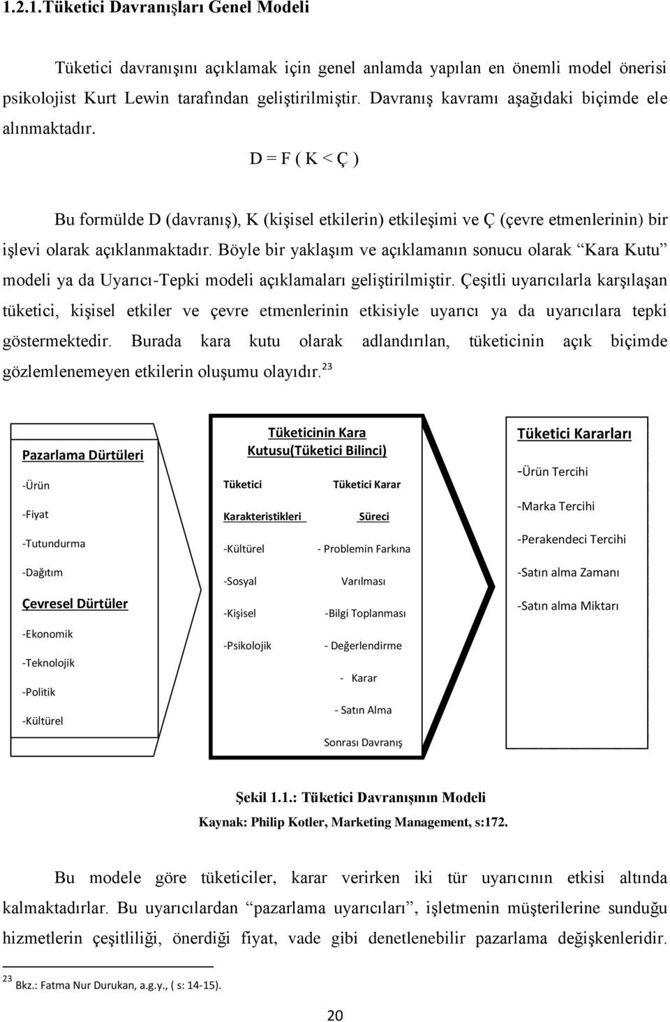 Böyle bir yaklaşım ve açıklamanın sonucu olarak Kara Kutu modeli ya da Uyarıcı-Tepki modeli açıklamaları geliştirilmiştir.