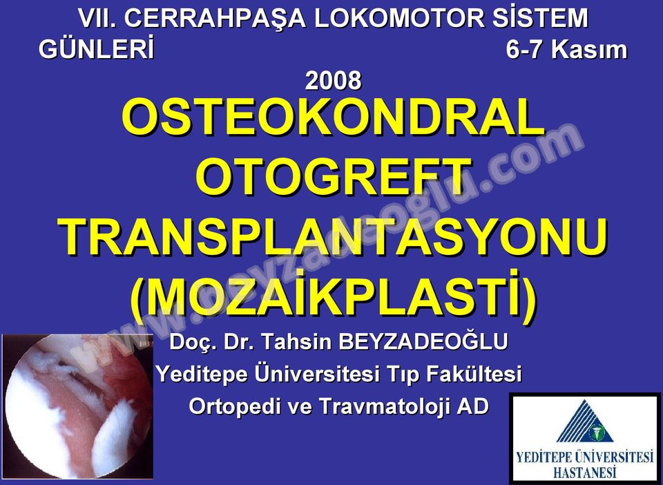 (MOZAİKPLASTİ) Doç. Dr.