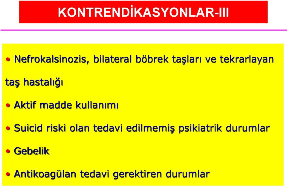 madde kullanımı Suicid riski olan tedavi edilmemiş