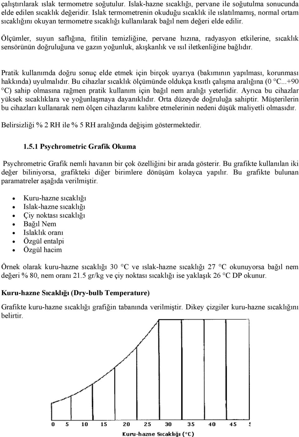 Ölçümler, suyun saflığına, fitilin temizliğine, pervane hızına, radyasyon etkilerine, sıcaklık sensörünün doğruluğuna ve gazın yoğunluk, akışkanlık ve ısıl iletkenliğine bağlıdır.