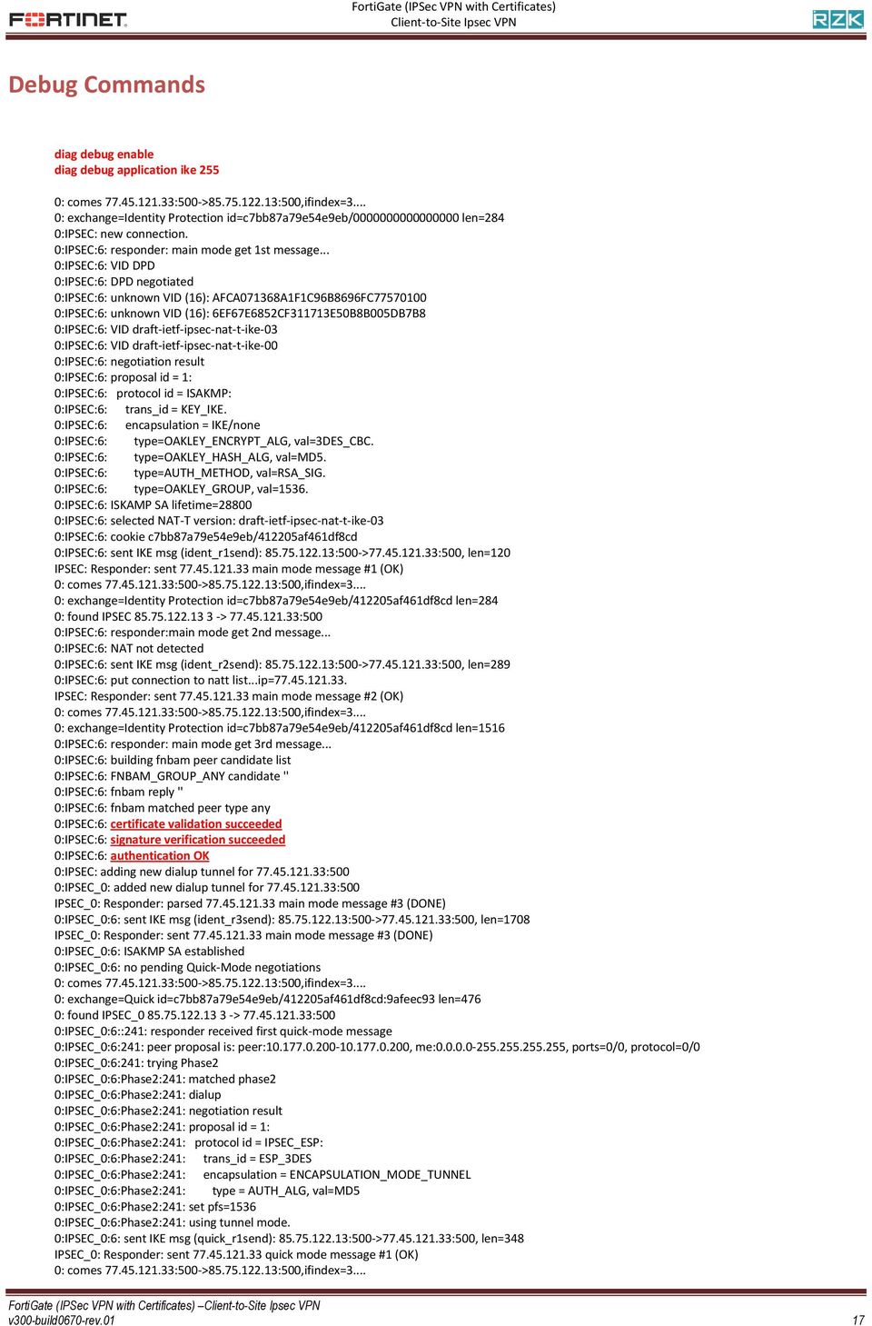 .. 0:IPSEC:6: VID DPD 0:IPSEC:6: DPD negotiated 0:IPSEC:6: unknown VID (16): AFCA071368A1F1C96B8696FC77570100 0:IPSEC:6: unknown VID (16): 6EF67E6852CF311713E50B8B005DB7B8 0:IPSEC:6: VID