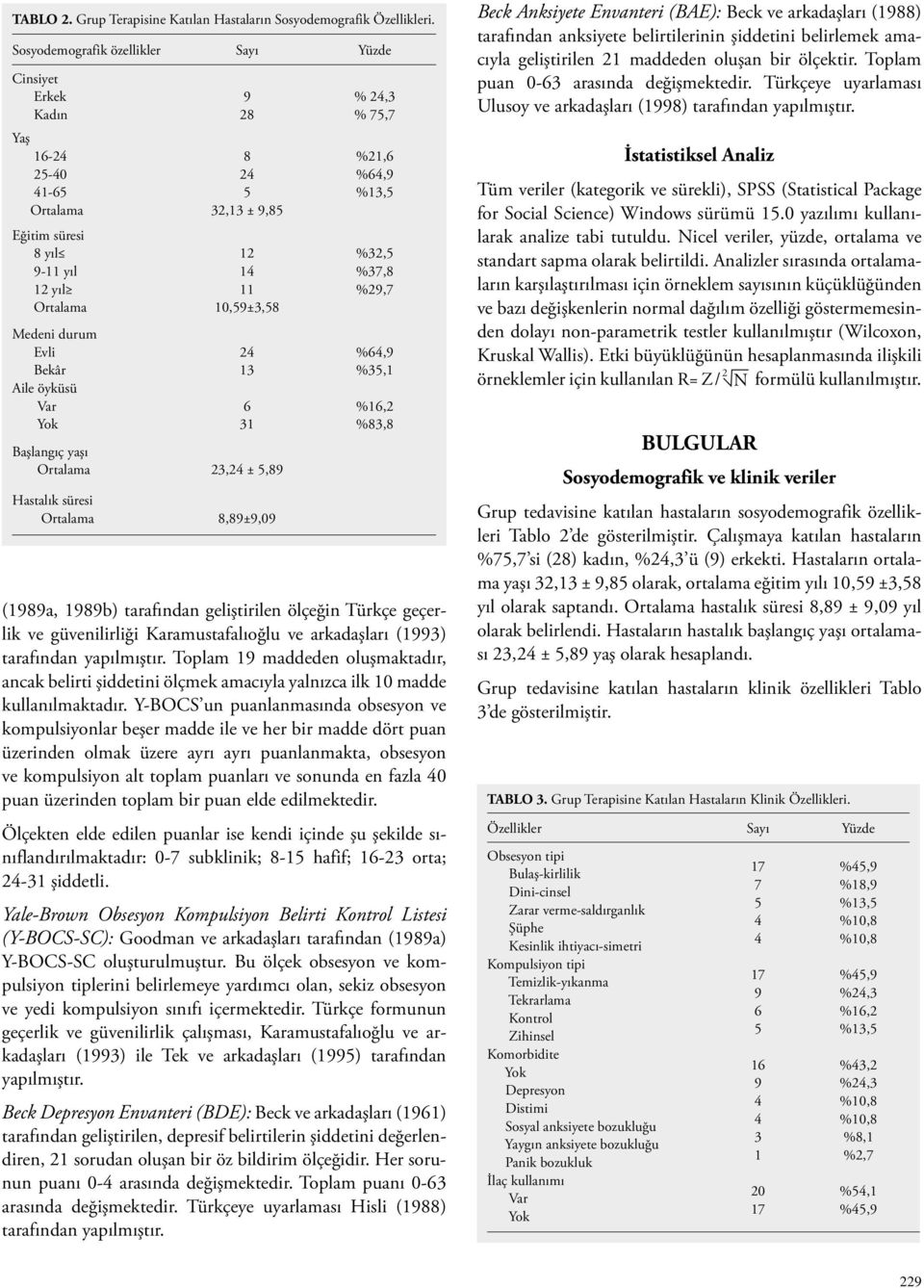 tarafından geliştirilen ölçeğin Türkçe geçerlik ve güvenilirliği Karamustafalıoğlu ve arkadaşları (1993) tarafından yapılmıştır.