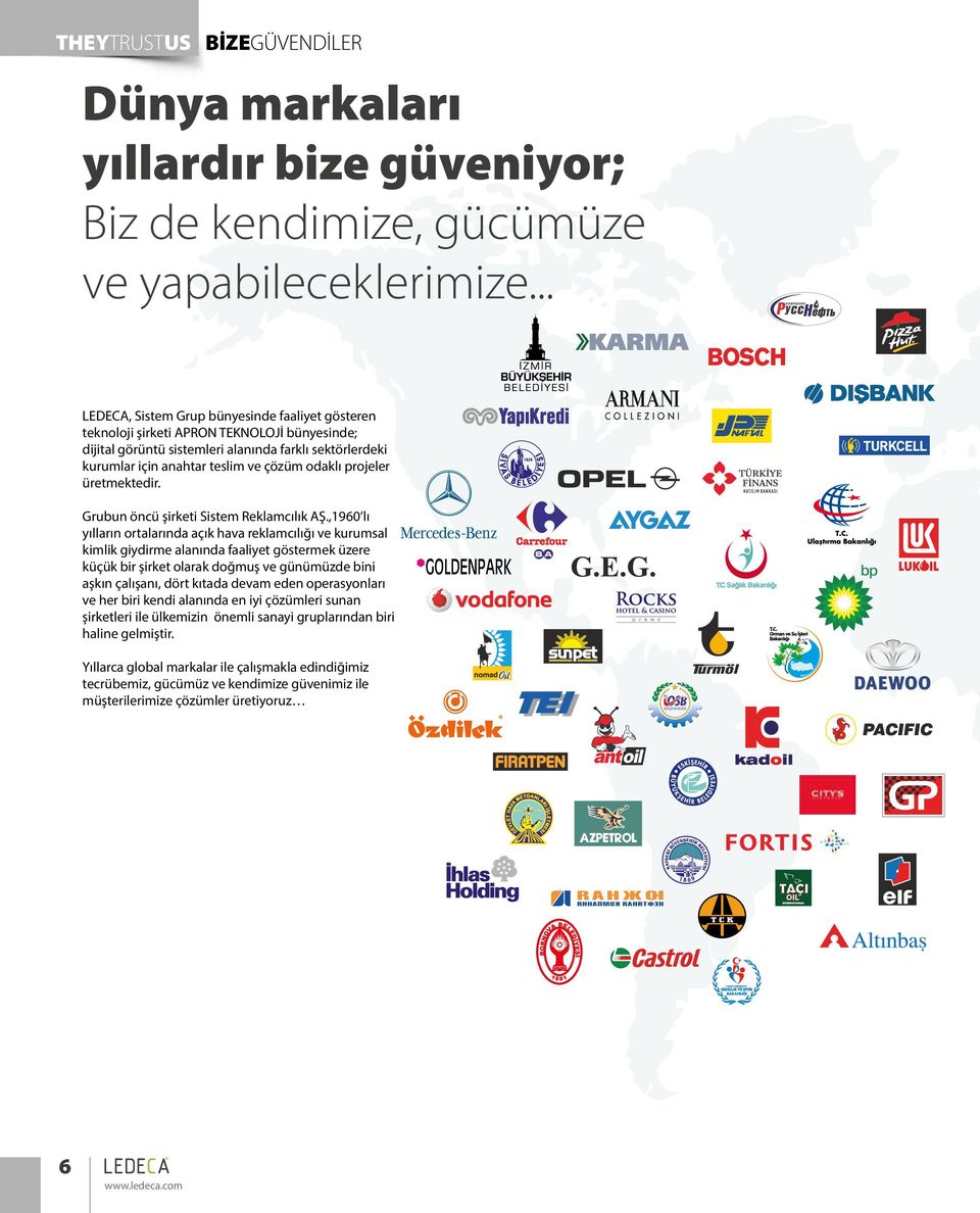 projeler üretmektedir. Grubun öncü şirketi Sistem Reklamcılık AŞ.