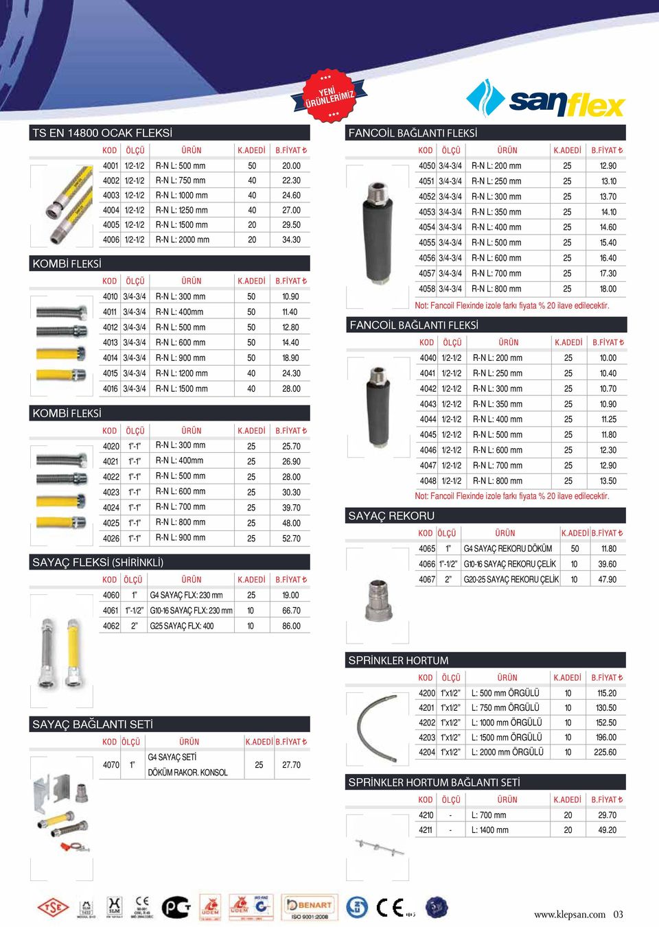 30 51 3/3/ 52 3/3/ 53 3/3/ 5 3/3/ 55 3/3/ RN L: 0 mm RN L: 300 mm RN L: 3 mm RN L: 0 mm RN L: 0 mm 13. 13.70 1. 1.60 15. KOMBİ FLEKSİ 56 3/3/ 57 3/3/ RN L: 600 mm RN L: 700 mm 16. 17.