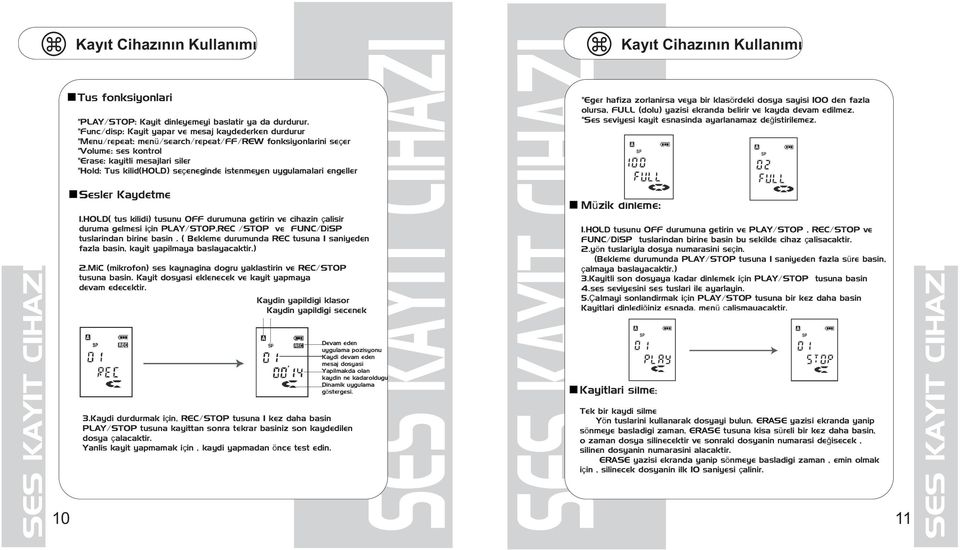 seçeneginde istenmeyen uygulamalari engeller Sesler Kaydetme 1.