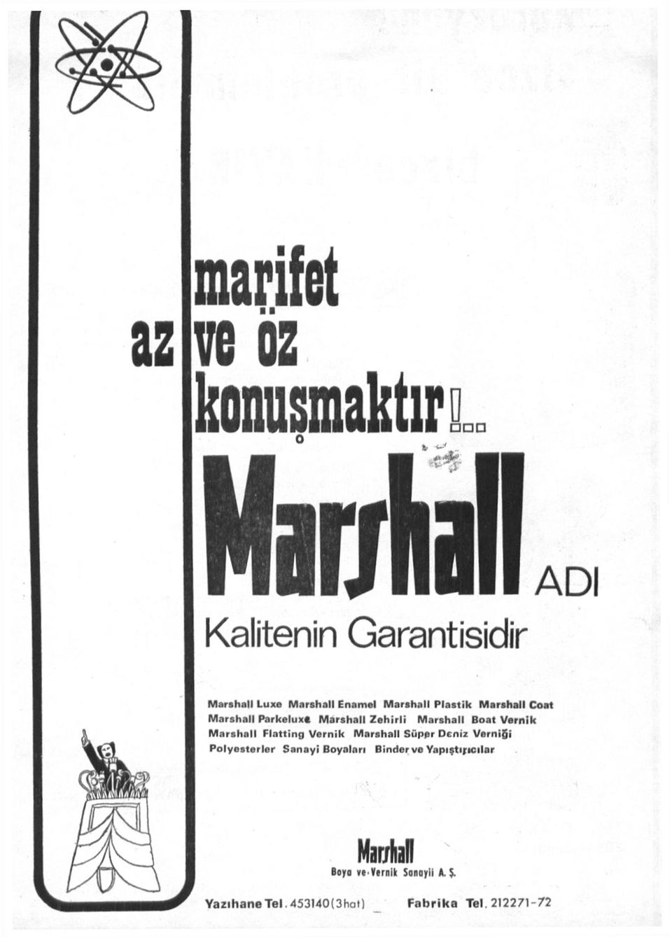 Marshall Flatting Vernik Marshall Süper Deniz Verniği Polyesterler Sanayi Boyaları Binder ve