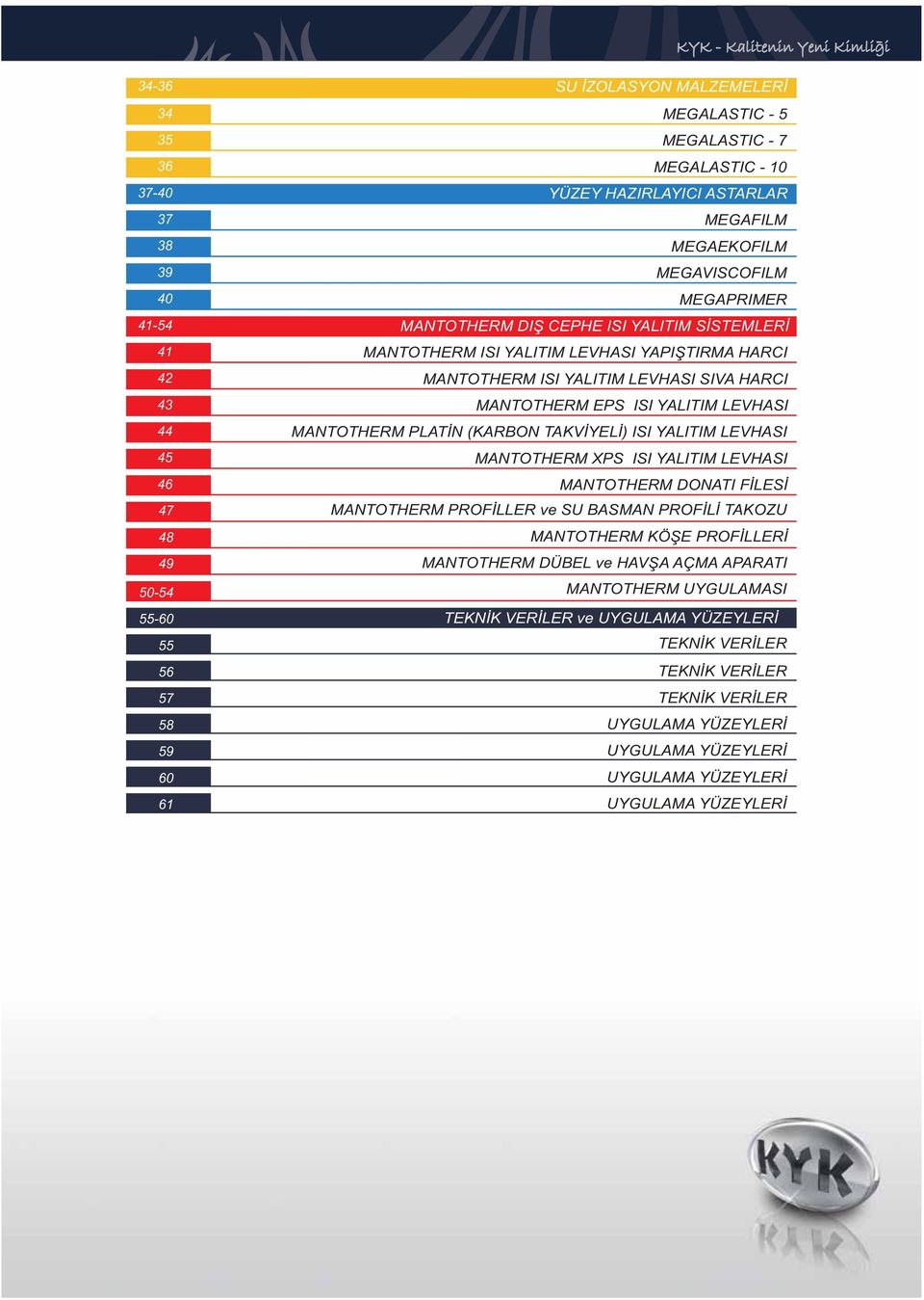 SIVA HARCI MANTOTHERM EPS ISI YALITIM LEVHASI MANTOTHERM PLATÝN (KARBON TAKVÝYELÝ) ISI YALITIM LEVHASI MANTOTHERM XPS ISI YALITIM LEVHASI MANTOTHERM DONATI FÝLESÝ MANTOTHERM PROFÝLLER ve SU BASMAN