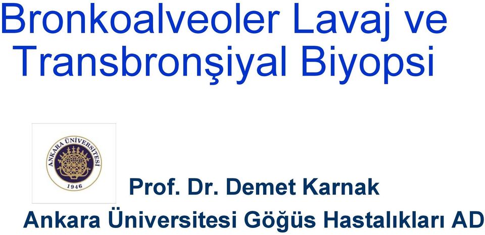 Dr. Demet Karnak Ankara