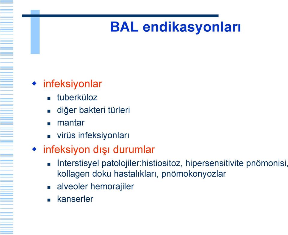 İnterstisyel patolojiler:histiositoz, hipersensitivite