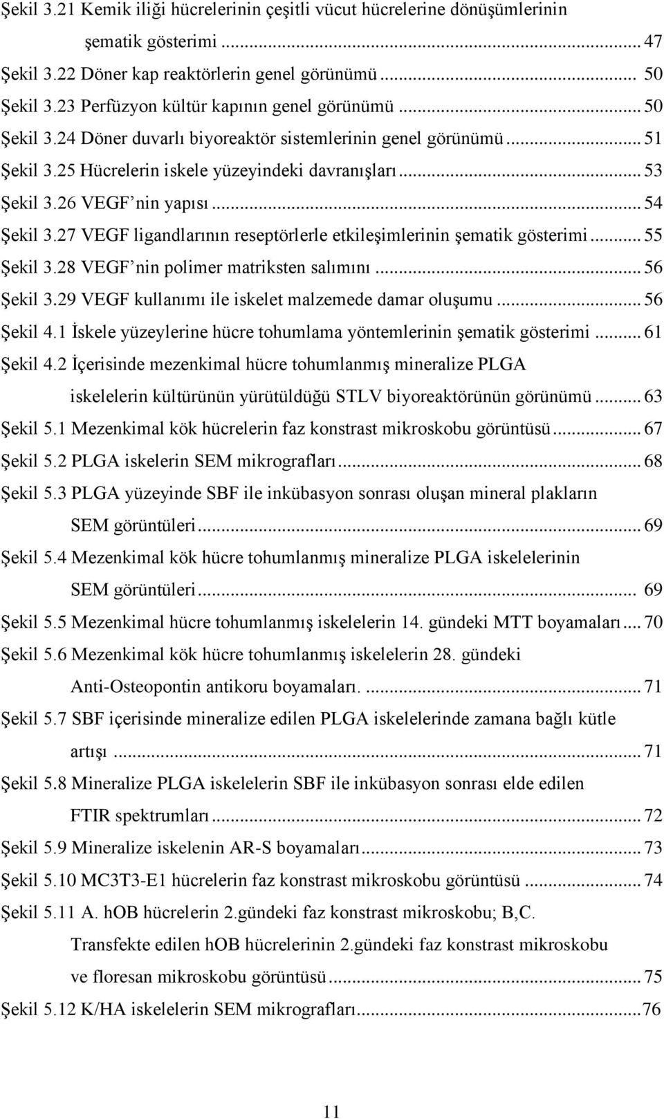 26 VEGF nin yapısı... 54 Şekil 3.27 VEGF ligandlarının reseptörlerle etkileşimlerinin şematik gösterimi... 55 Şekil 3.28 VEGF nin polimer matriksten salımını... 56 Şekil 3.