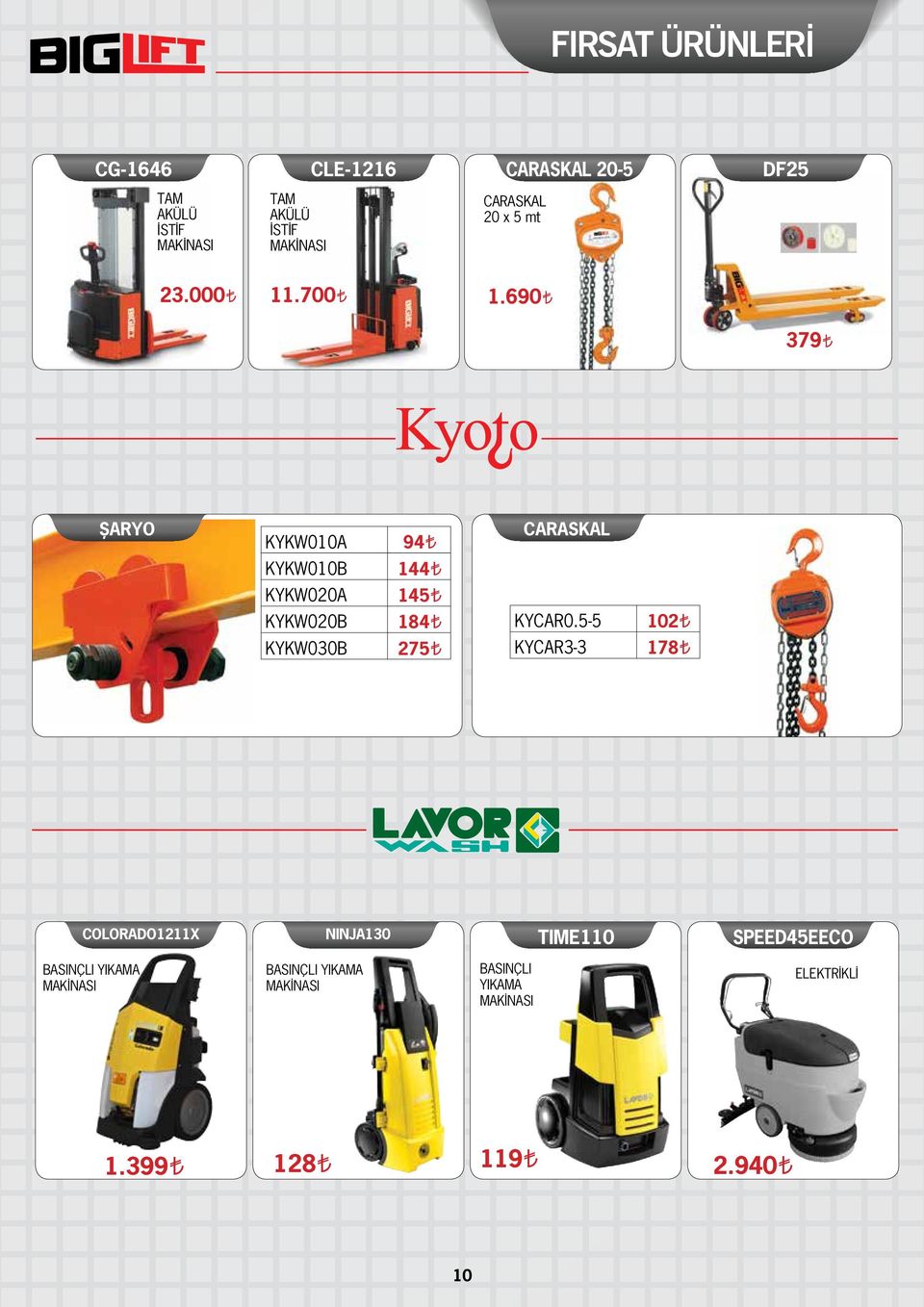 690t 379t ŞARYO KYKW010A KYKW010B KYKW020A KYKW020B KYKW030B 94t 144t 145t 184t 275t CARASKAL KYCAR0.