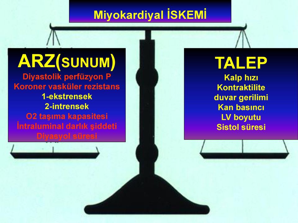 kapasitesi İntraluminal darlık şiddeti Diyasyol süresi TALEP