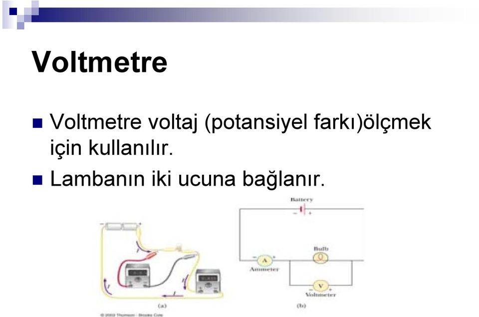 farkı)ölçmek için