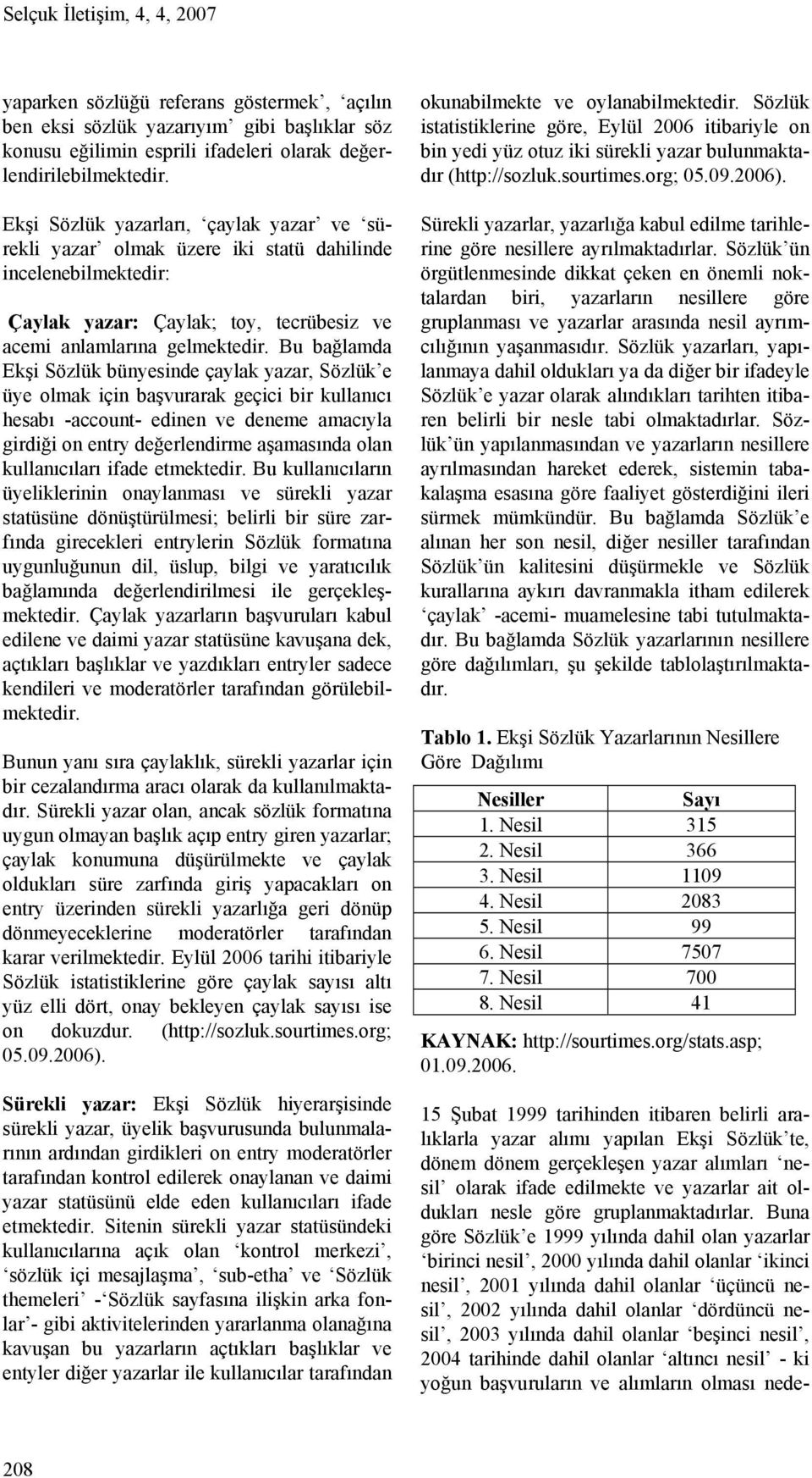 Bu bağlamda Ekşi Sözlük bünyesinde çaylak yazar, Sözlük e üye olmak için başvurarak geçici bir kullanıcı hesabı -account- edinen ve deneme amacıyla girdiği on entry değerlendirme aşamasında olan