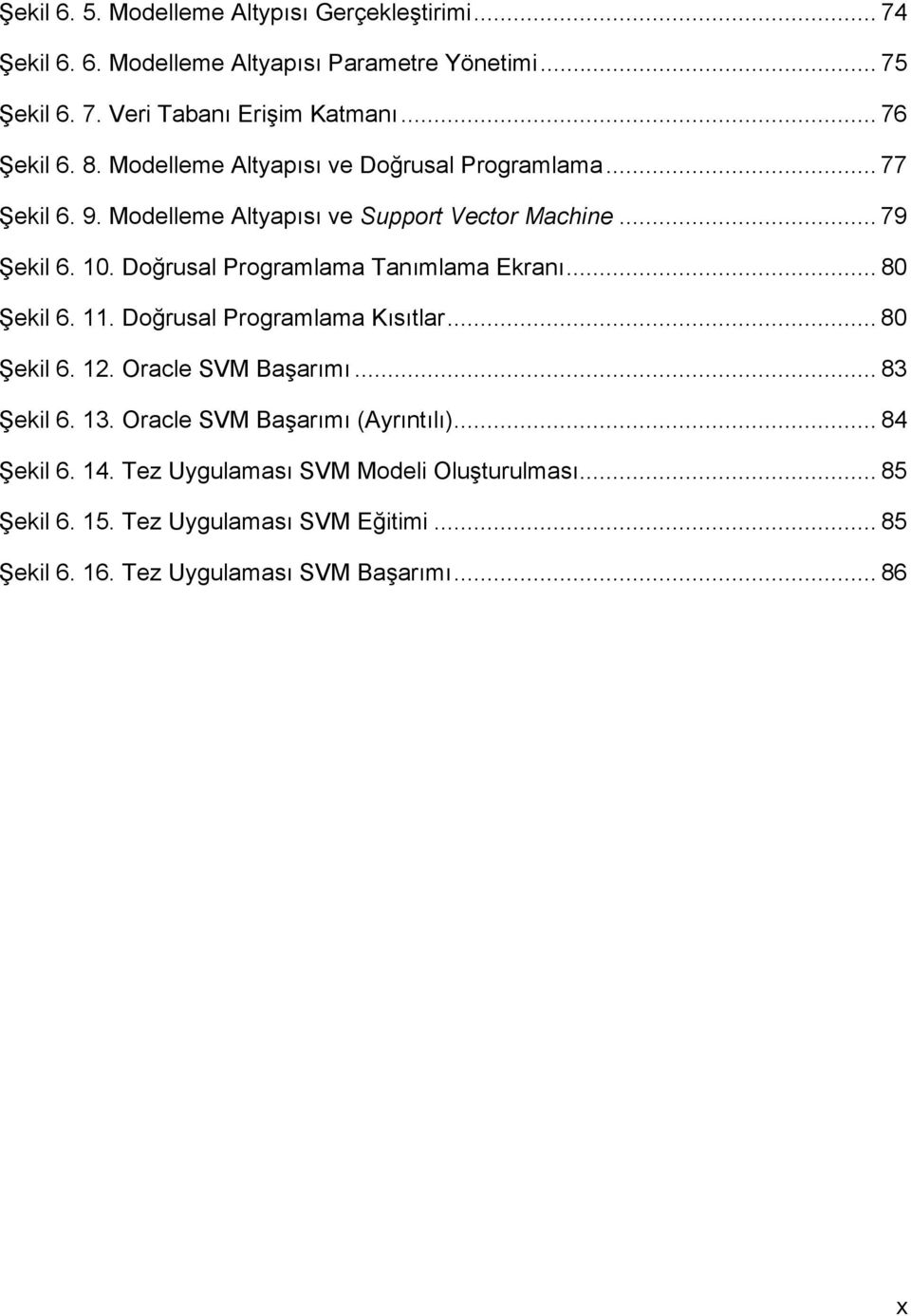 Doğrusal Programlama Tanımlama Ekranı... 80 Şekil 6. 11. Doğrusal Programlama Kısıtlar... 80 Şekil 6. 12. Oracle SVM Başarımı... 83 Şekil 6. 13.