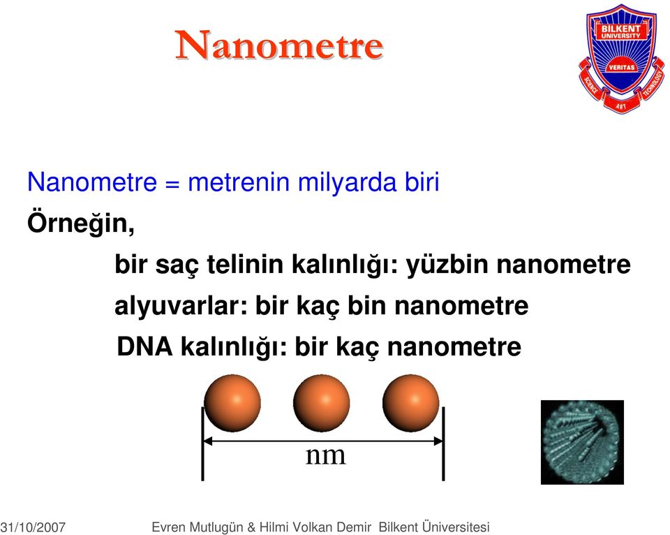 yüzbin nanometre alyuvarlar: bir kaç bin