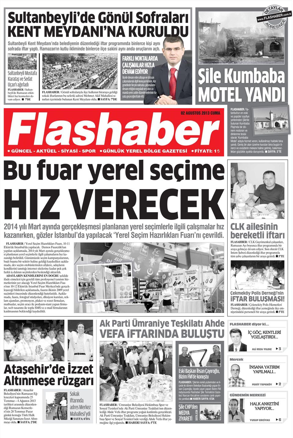 Sultanbeyli Mustafa Karataş ve Sedat Uçan'ı ağırladı FLASHABER / Sultanbeyli'de Ramazan etkinlikleri hız kesmeden devam ediyor.