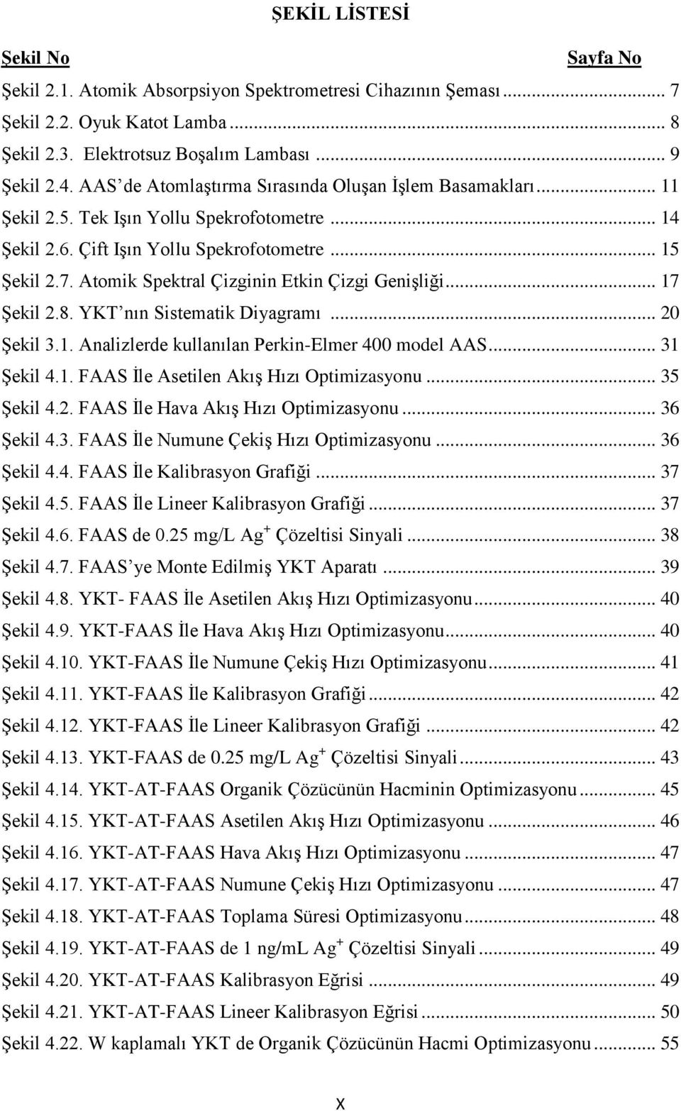 Atomik Spektral Çizginin Etkin Çizgi GeniĢliği... 17 ġekil 2.8. YKT nın Sistematik Diyagramı... 20 ġekil 3.1. Analizlerde kullanılan Perkin-Elmer 400 model AAS... 31 ġekil 4.1. FAAS Ġle Asetilen AkıĢ Hızı Optimizasyonu.