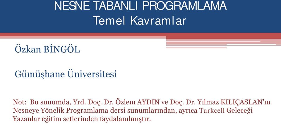 Özlem AYDIN ve Doç. Dr.