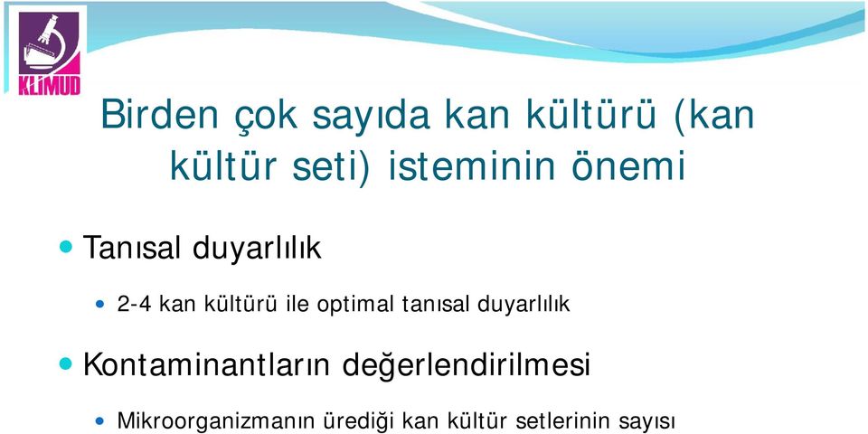 optimal tanısal duyarlılık Kontaminantların