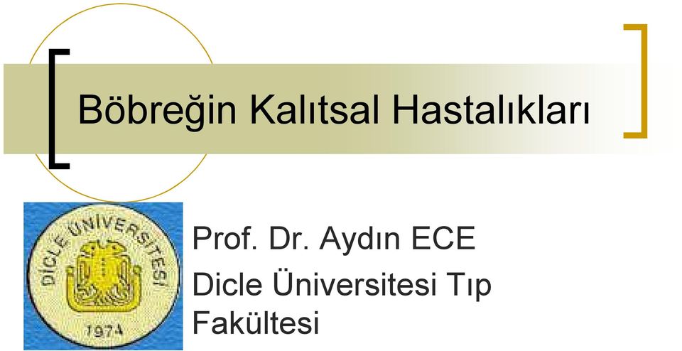 Dr. Aydın ECE Dicle