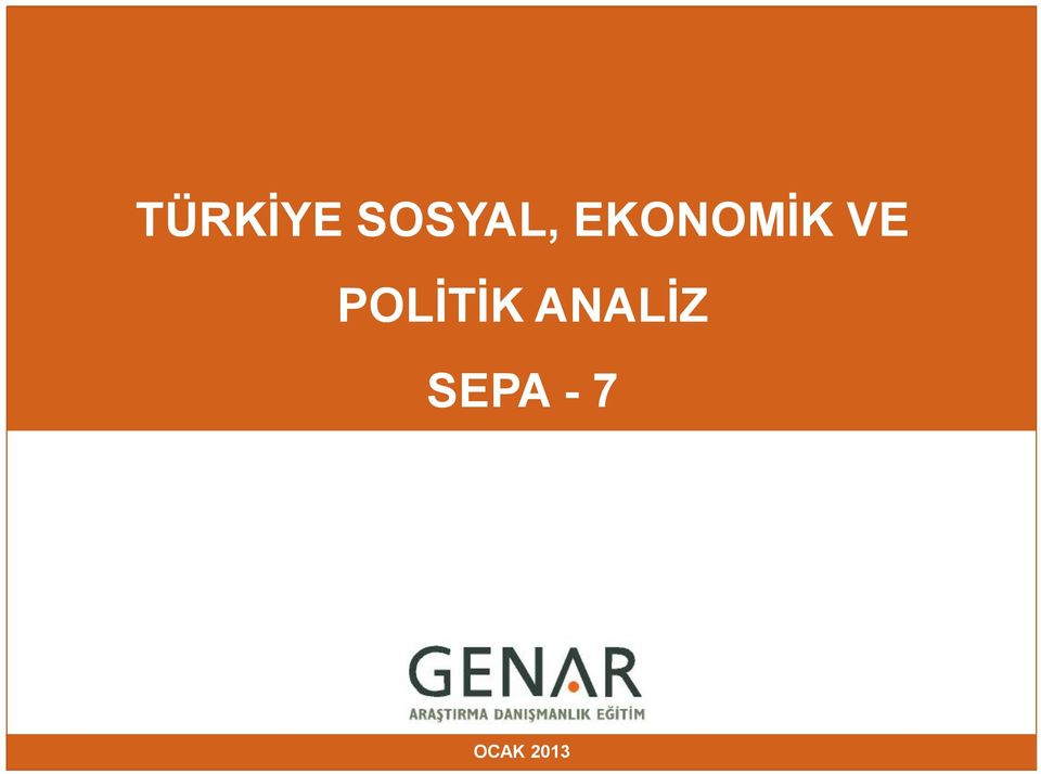 POLİTİK ANALİZ