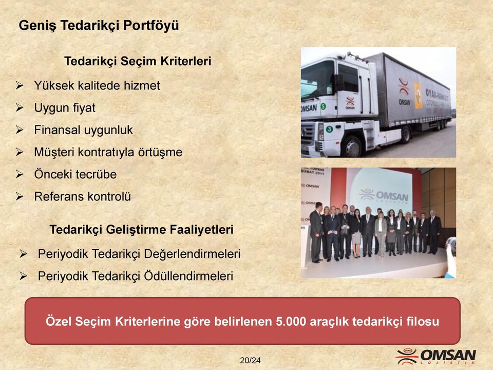 Tedarikçi Geliştirme Faaliyetleri Periyodik Tedarikçi Değerlendirmeleri Periyodik