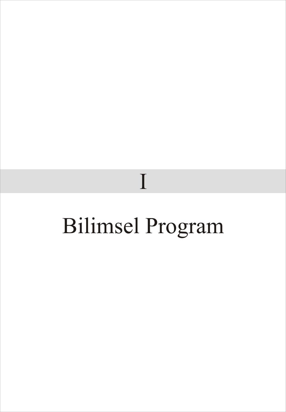 Program