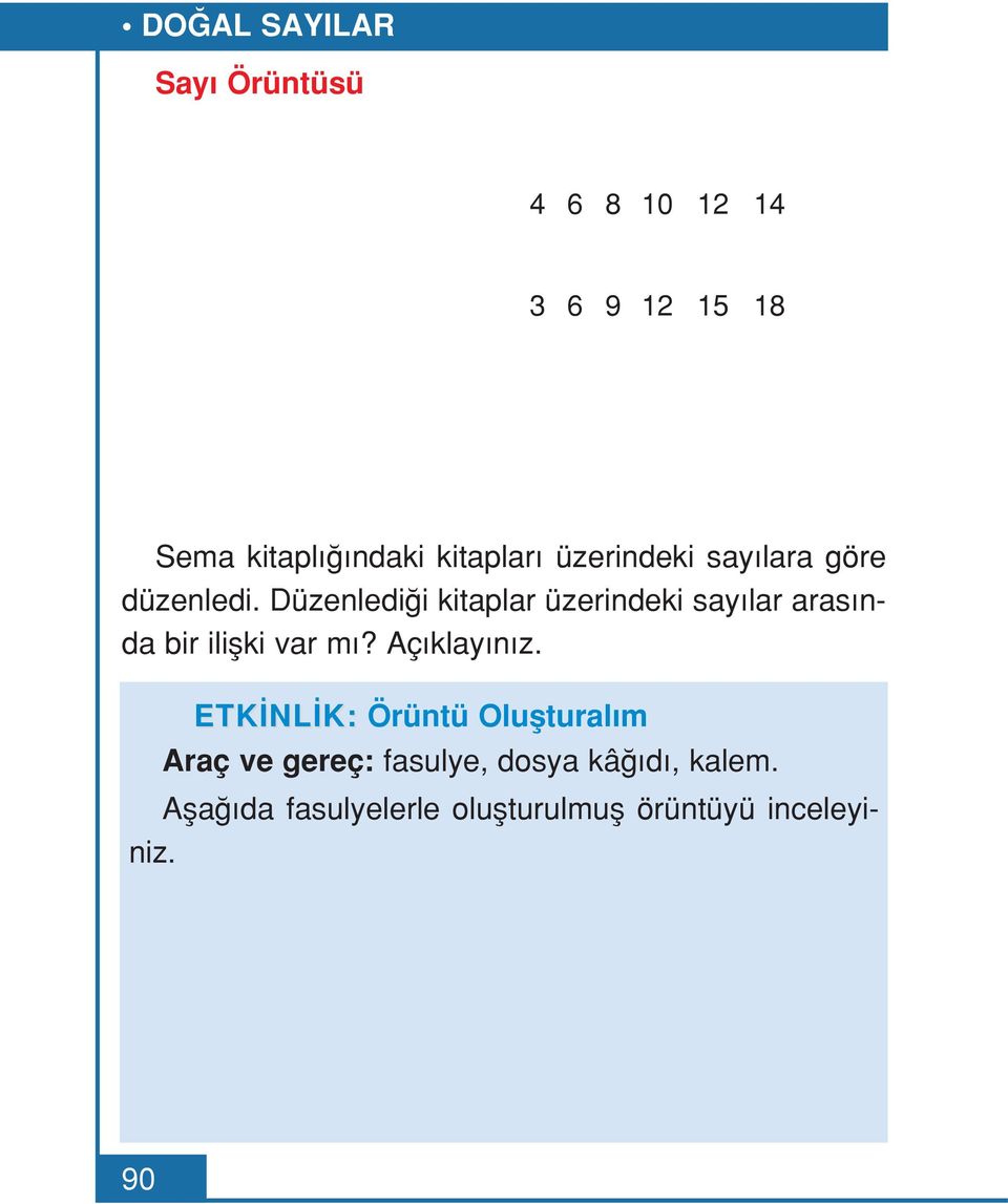 Düzenledi i kitaplar üzerindeki say lar aras nda bir iliflki var m? Aç klay n z.