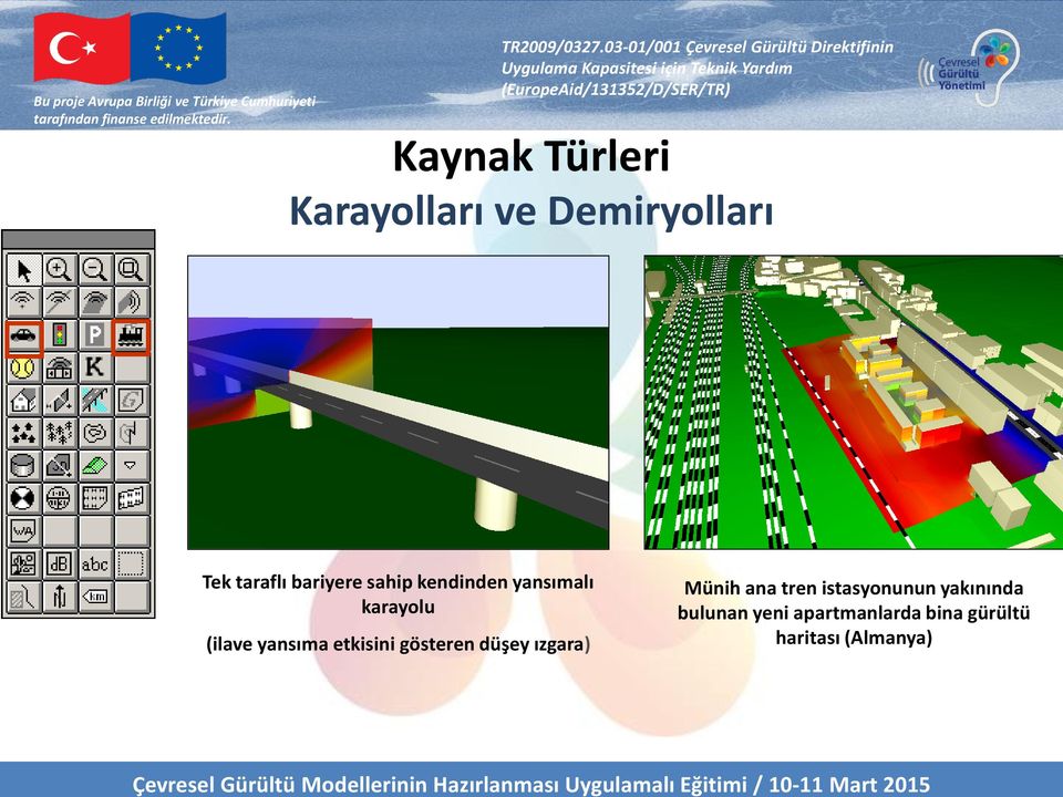 etkisini gösteren düşey ızgara) Münih ana tren istasyonunun