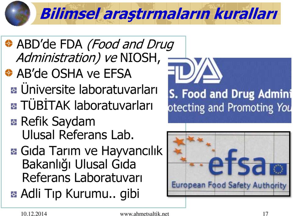 TÜBİTAK laboratuvarları Refik Saydam Ulusal Referans Lab.