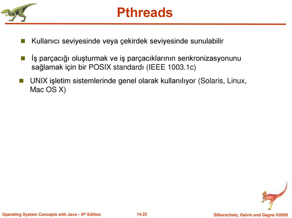 bir POSIX standardı (IEEE 1003.