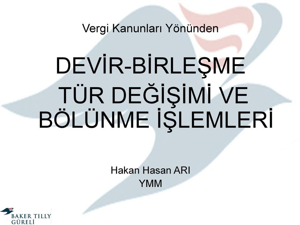 TÜR DEĞİŞİMİ VE BÖLÜNME