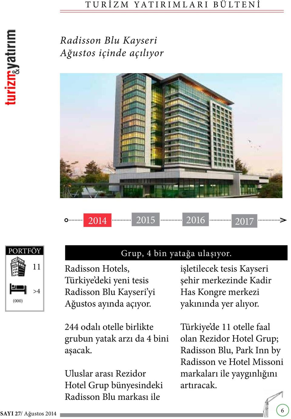işletilecek tesis Kayseri şehir merkezinde Kadir Has Kongre merkezi yakınında yer alıyor.