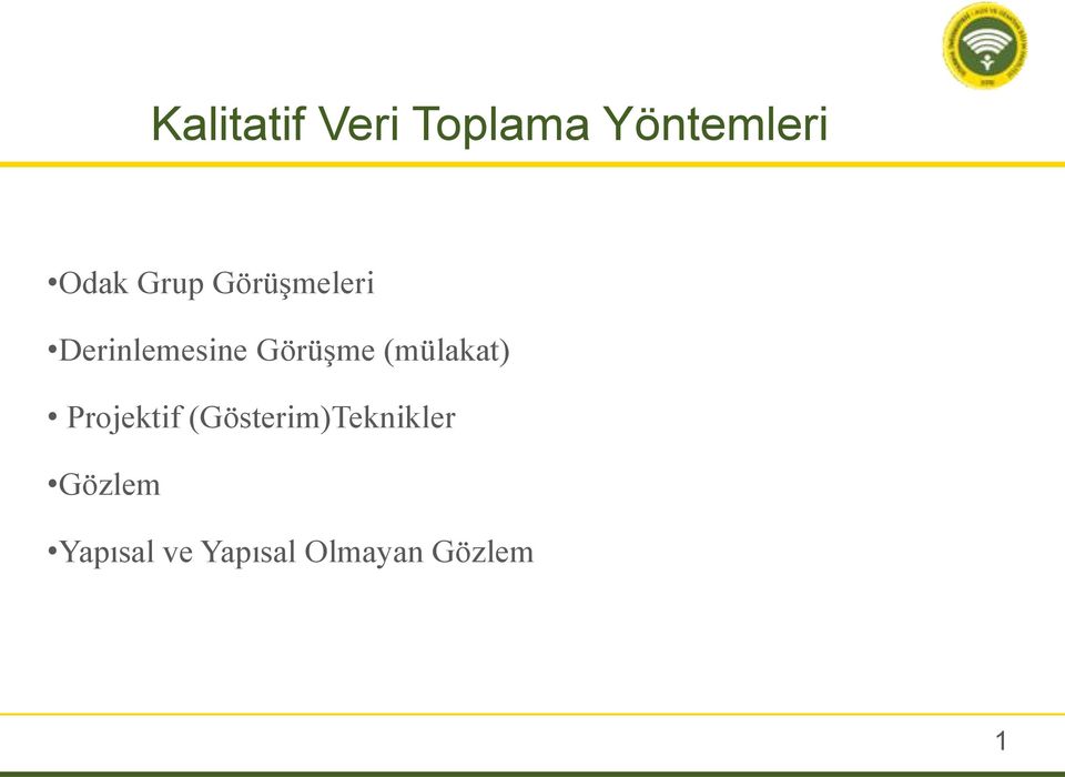 (mülakat) Projektif (Gösterim)Teknikler