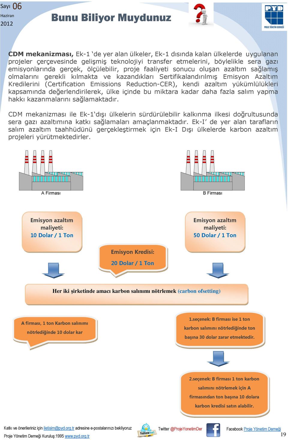 Emissions Reduction-CER), kendi azaltım yükümlülükleri kapsamında değerlendirilerek, ülke içinde bu miktara kadar daha fazla salım yapma hakkı kazanmalarını sağlamaktadır.