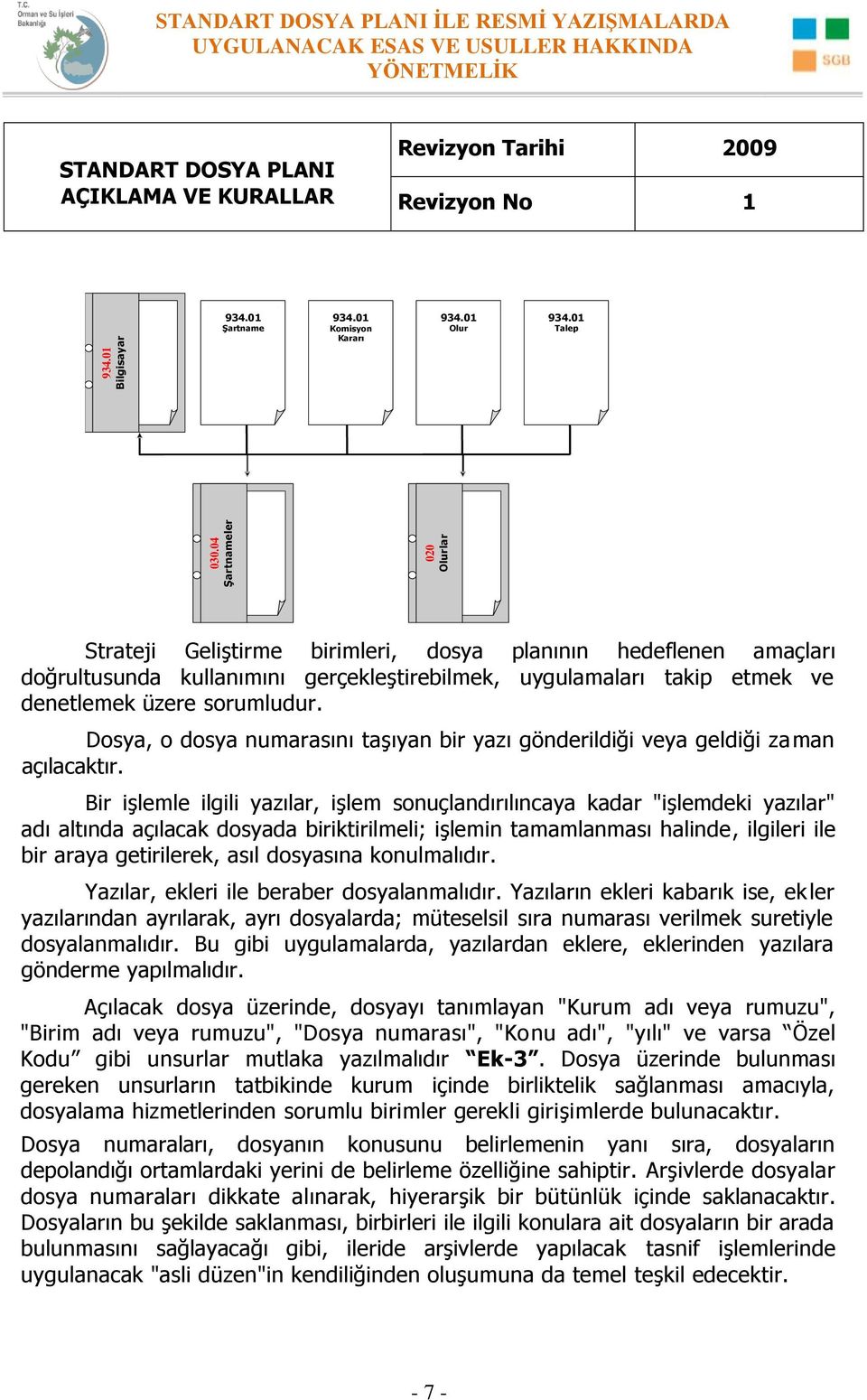 Dosya, o dosya numarasını taşıyan bir yazı gönderildiği veya geldiği zaman açılacaktır.