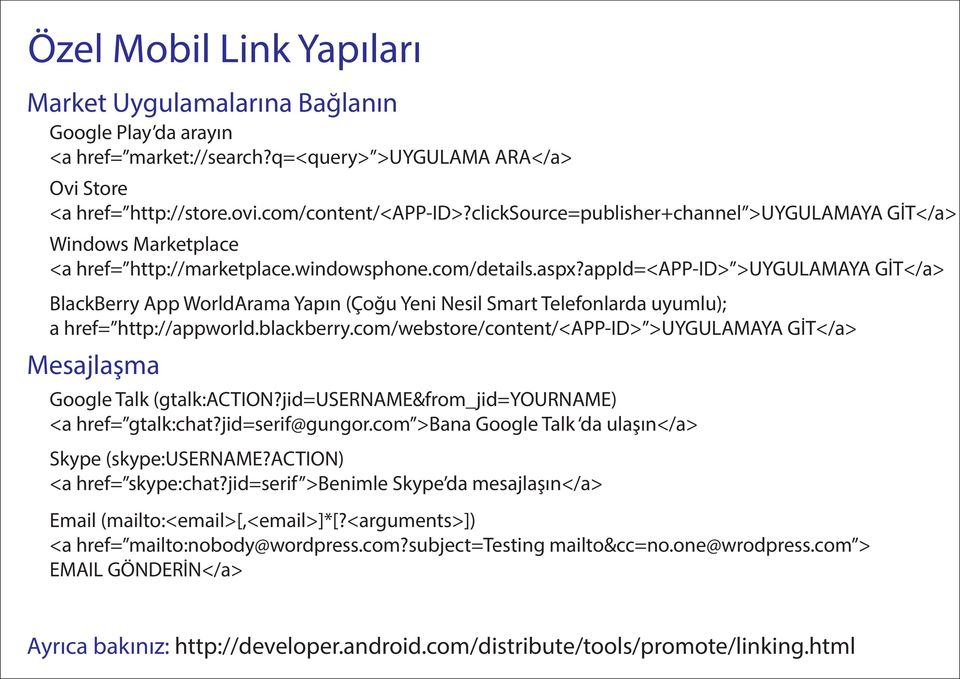 appid=<app-id> >UYGULAMAYA GİT</a> BlackBerry App WorldArama Yapın (Çoğu Yeni Nesil Smart Telefonlarda uyumlu); a href= http://appworld.blackberry.