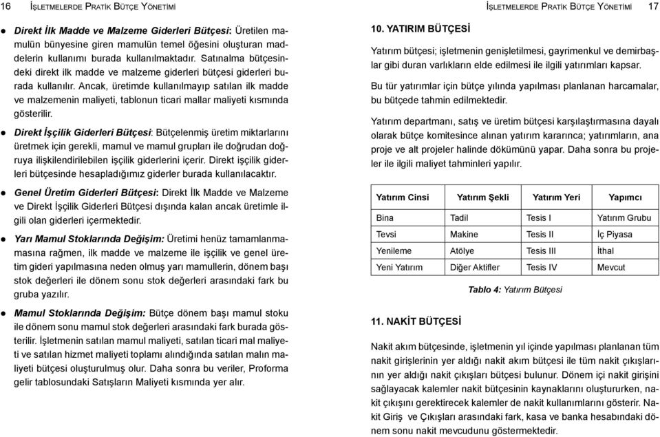 Ancak, üretimde kullanılmayıp satılan ilk madde ve malzemenin maliyeti, tablonun ticari mallar maliyeti kısmında gösterilir.