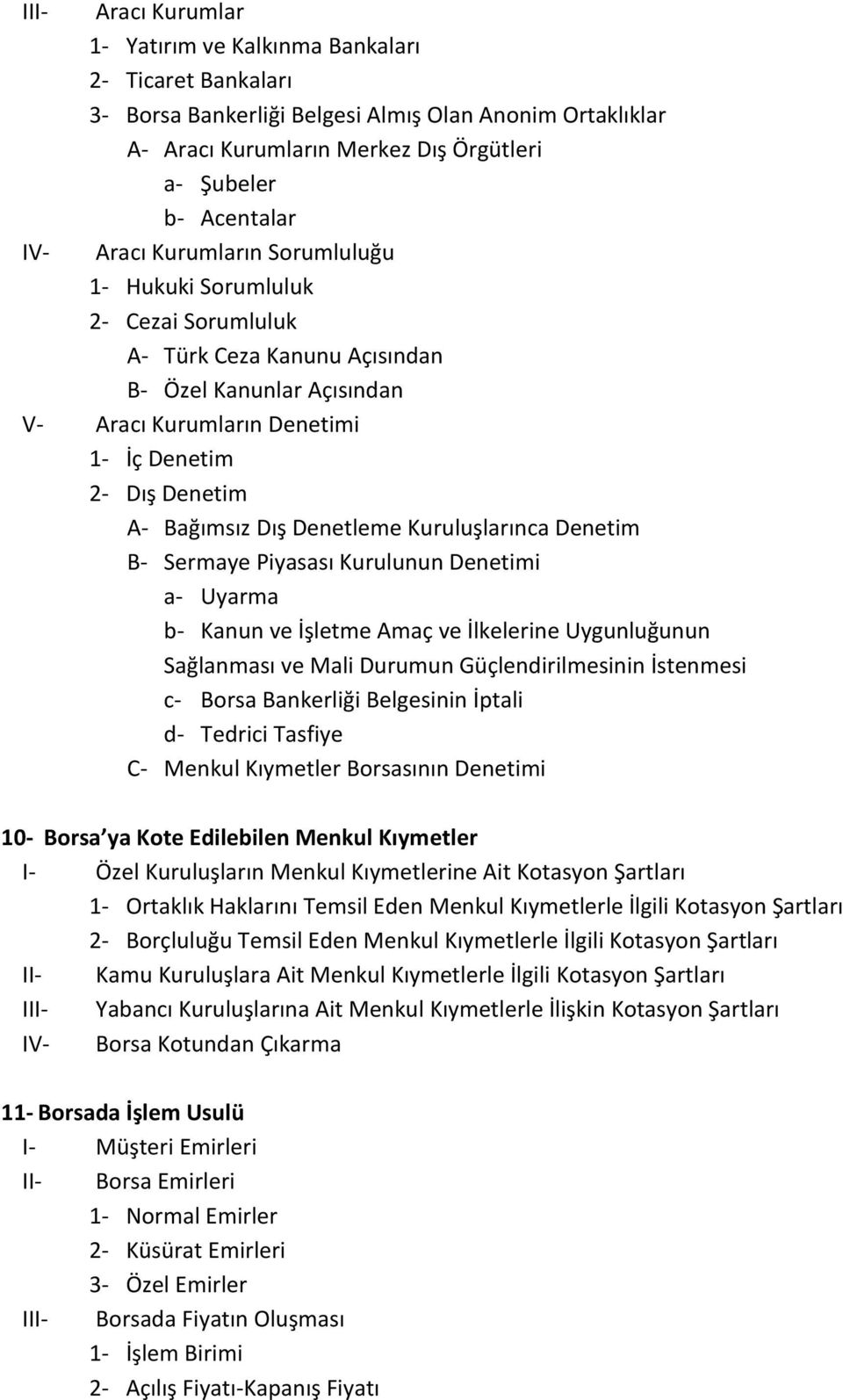 Bağımsız Dış Denetleme Kuruluşlarınca Denetim B- Sermaye Piyasası Kurulunun Denetimi a- Uyarma b- Kanun ve İşletme Amaç ve İlkelerine Uygunluğunun Sağlanması ve Mali Durumun Güçlendirilmesinin